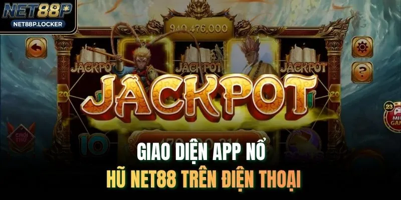 Giao diện app nổ hũ NET88 trên điện thoại